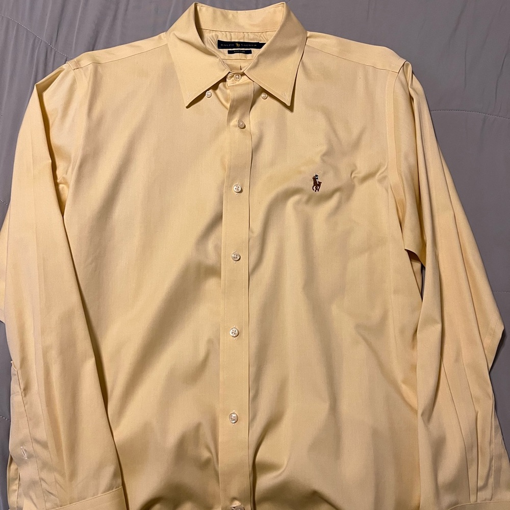 Yellow Polo Ralph Lauren dress shirt